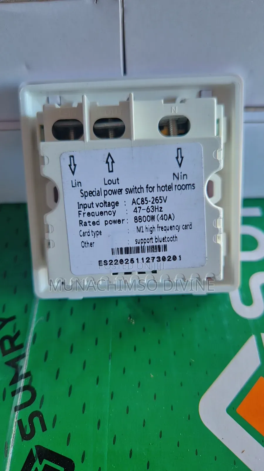 40ah Programmable Key Card Switch 8800w