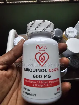Ubiquinol Cq10 600mg With Vitamin E Mixed Tocopherols Omega 3,6,9