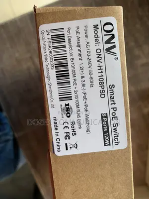 Onv 8port Smart Poe Switch