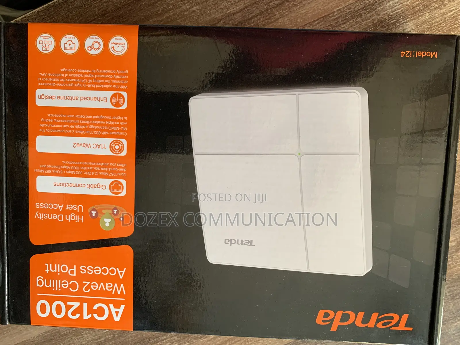 Tenda I24 Ac1200 Wave2 Gigabit Ceiling Access Point