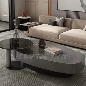 Oval Center Nesting Table Set