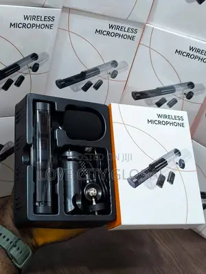 3in1 Anc Wireless Microphone Magnetic A7 Mic Tripod, Charging Case