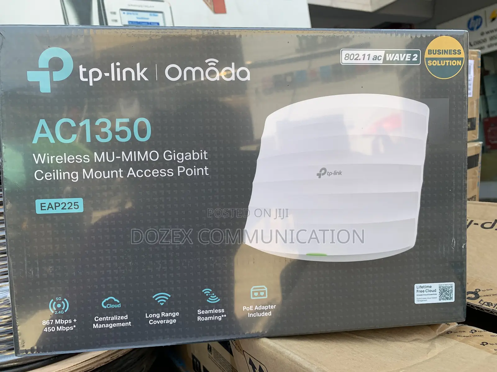 Tplink Eap225 Ac1350 Wireless Gigabit Ceiling Mount Access Point