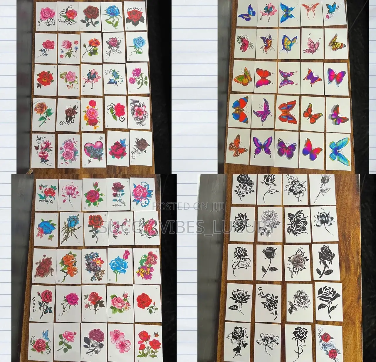 Small Size Temporary Tattoo