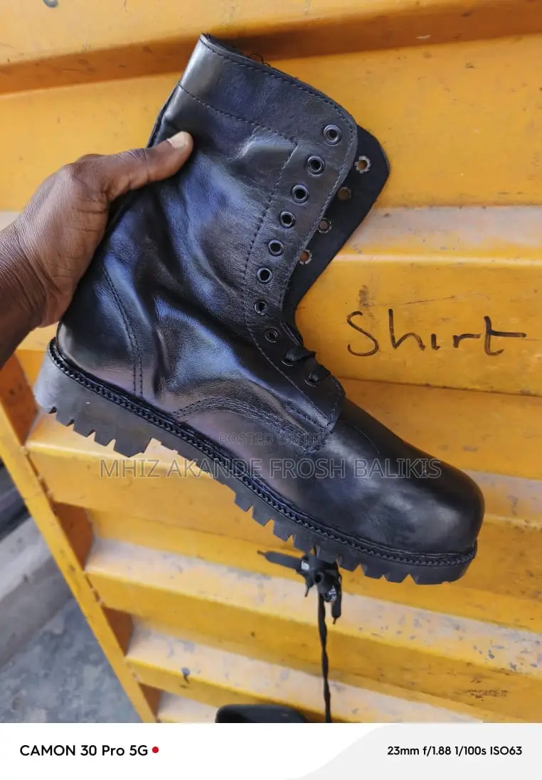 Leather Security Boot