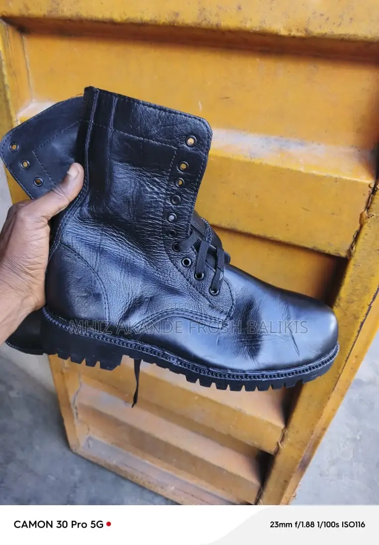 Leather Security Boot