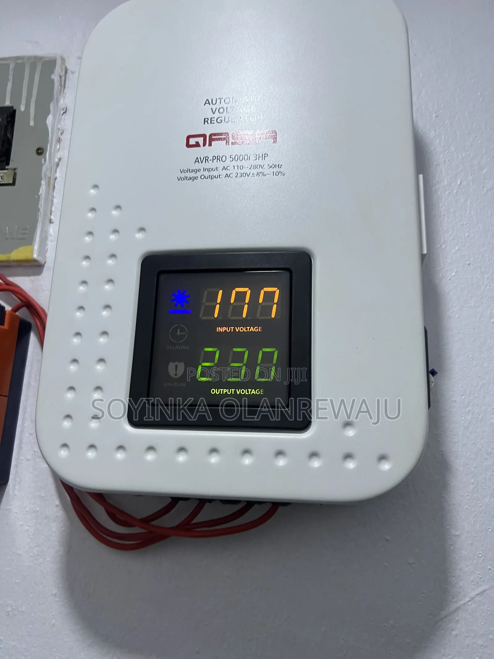 Qasa Automatic Voltage Regulator (5000i 3hp)