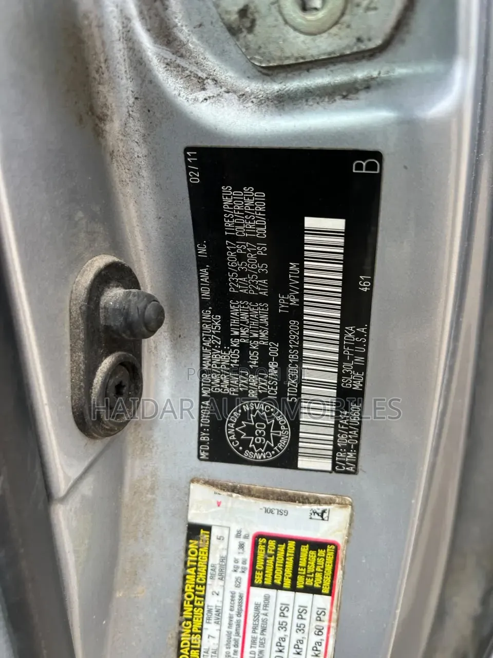 Toyota Sienna 2012 Silver