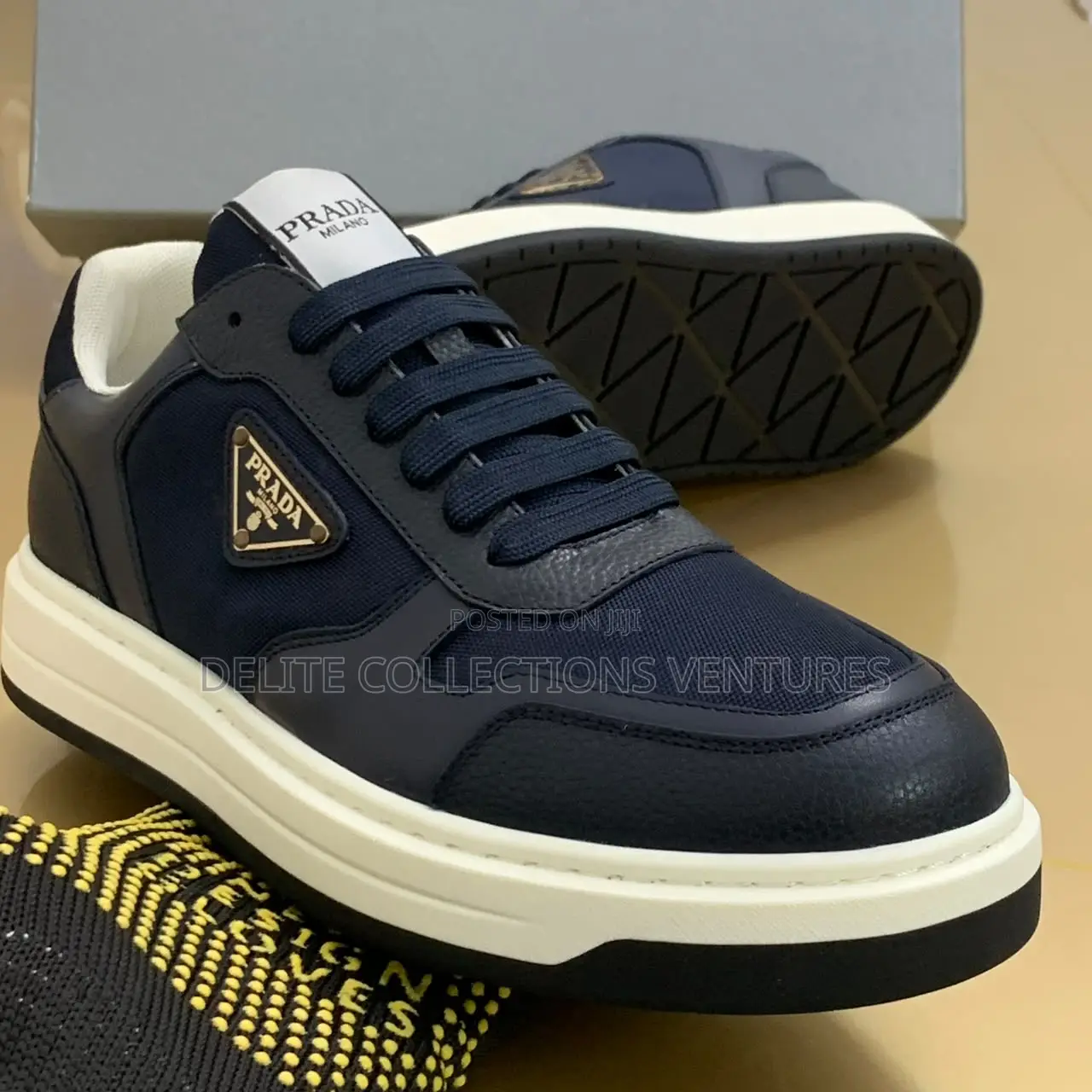 Prada Leather Sneakers