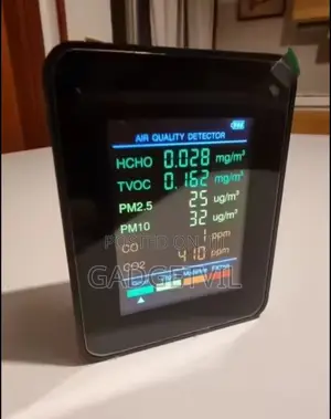 6 In 1 Carbon Dioxide Detector Tvoc Co2 Air Quality Detector