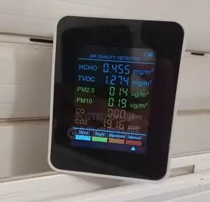 6 In 1 Carbon Dioxide Detector Tvoc Co2 Air Quality Detector