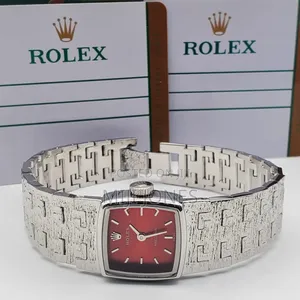 Replica Rolex Female Watch Silver Chain Strap - Quartz