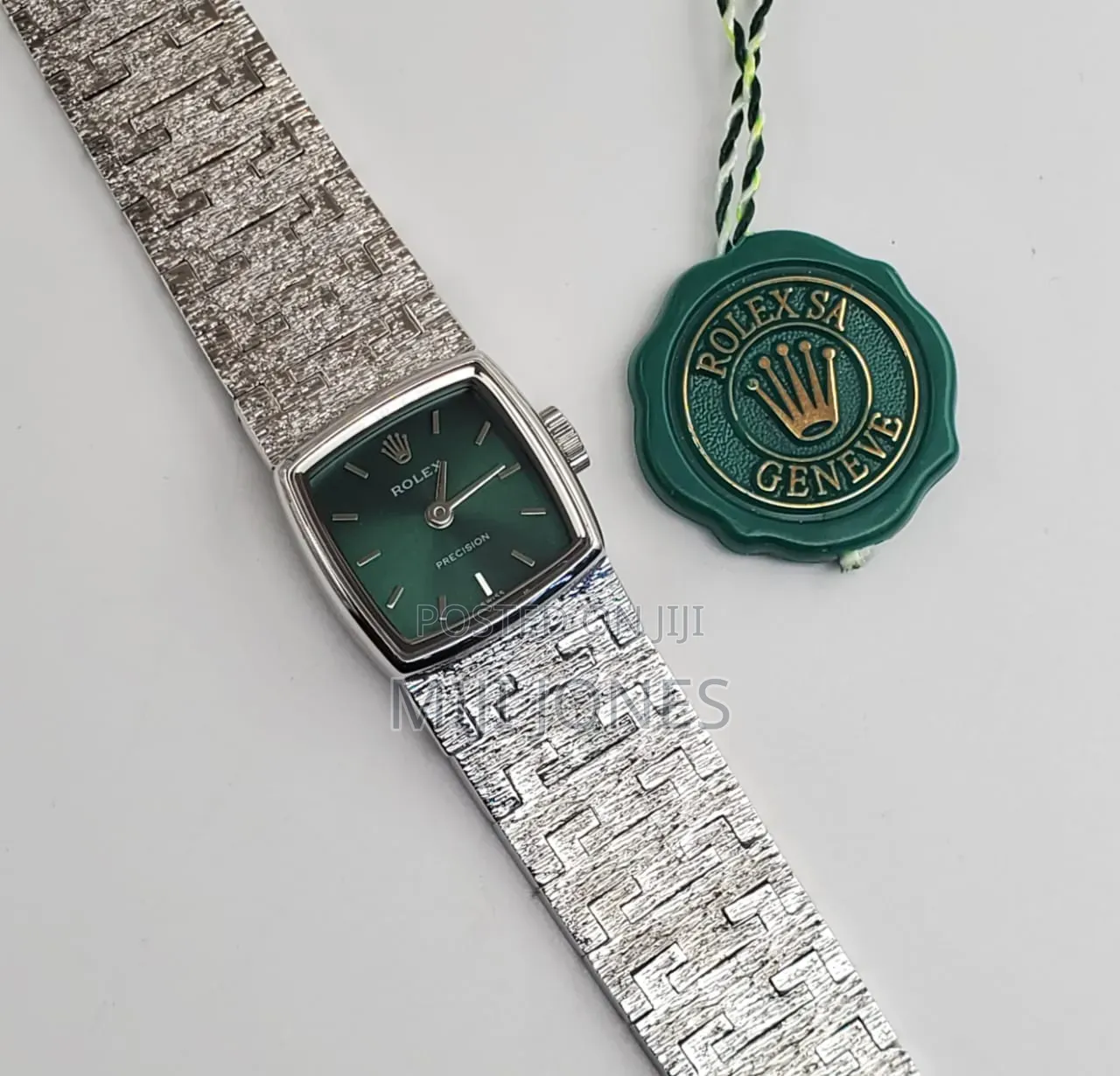 Replica Rolex Female Watch Silver Chain Strap - Quartz