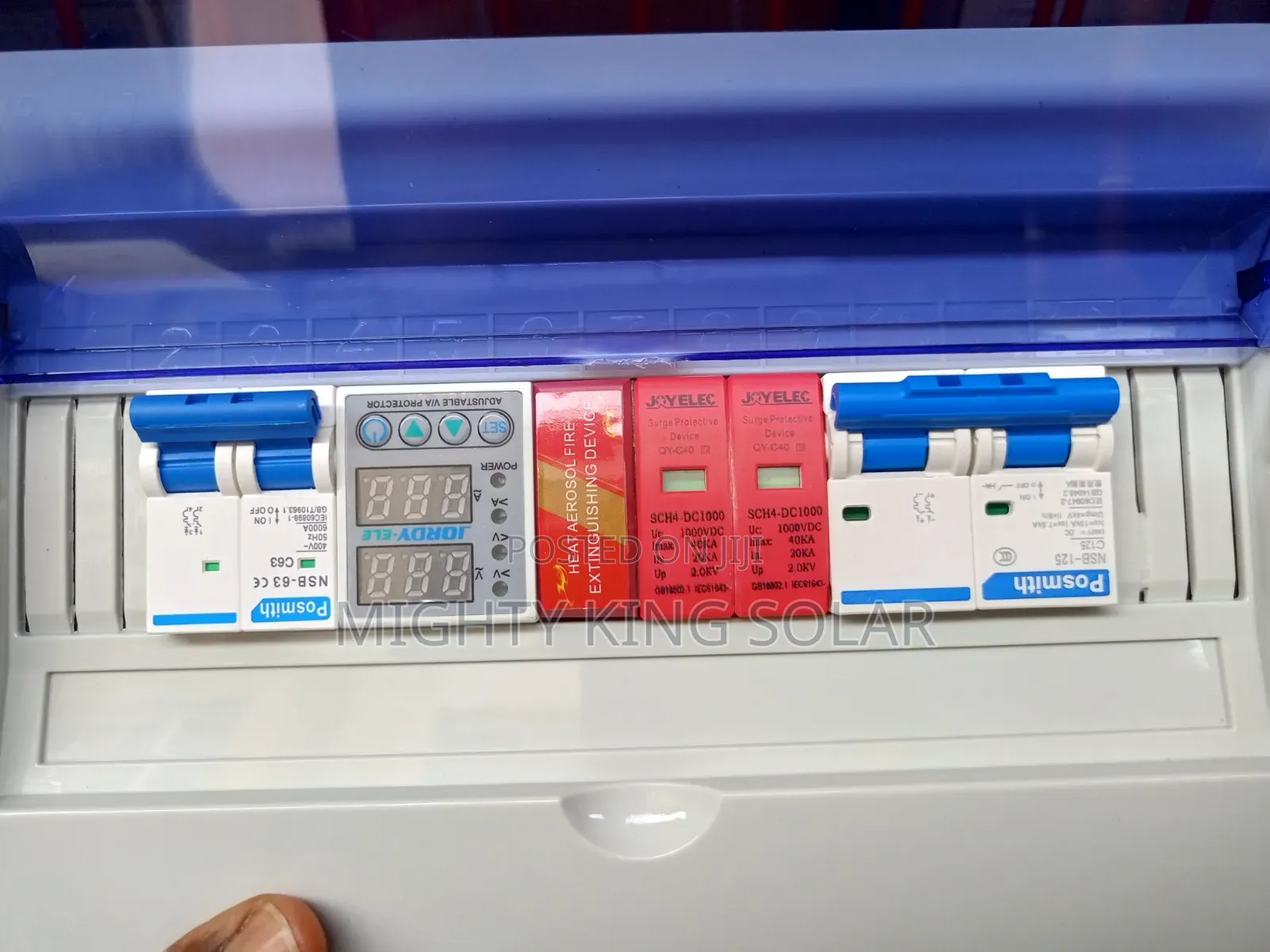 This Is Complete Set of Breakers With Fire Extinguisher