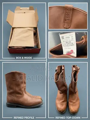 Authentic Men's Red Wing Pecos Boots – Size 12 Us