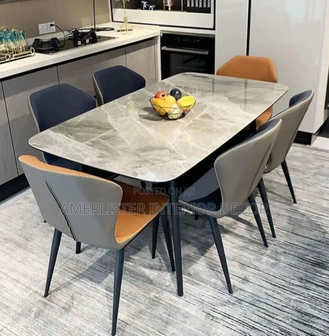 Quality Marble Top Dining Set