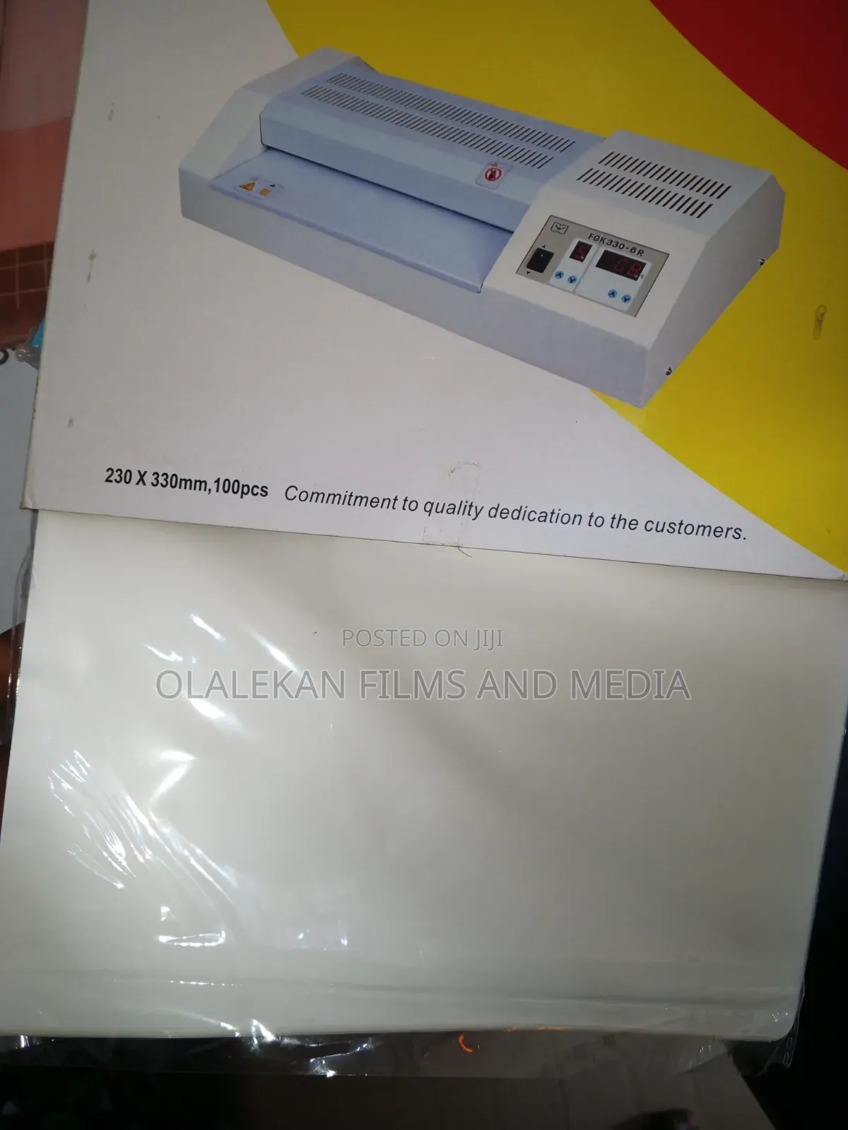 Laminating Machine + Film for Sale
