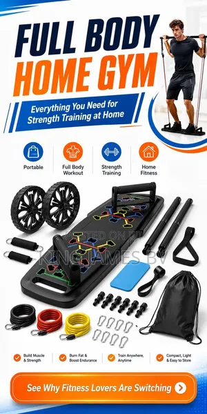 Full Body Workout Kit – Train Anytime, Anywhere