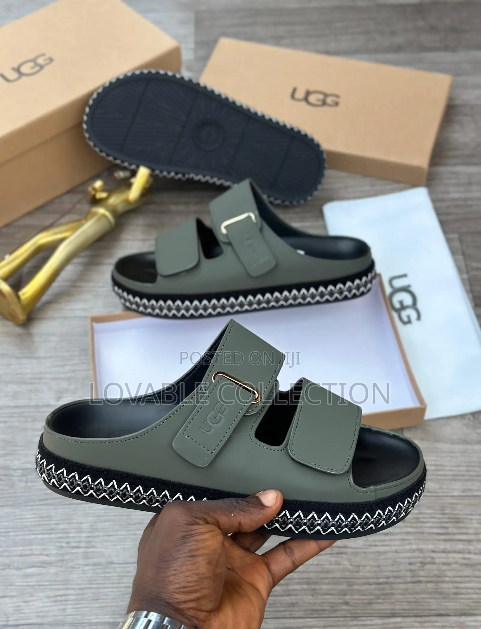 Ugg Double-Strap Platform Slides