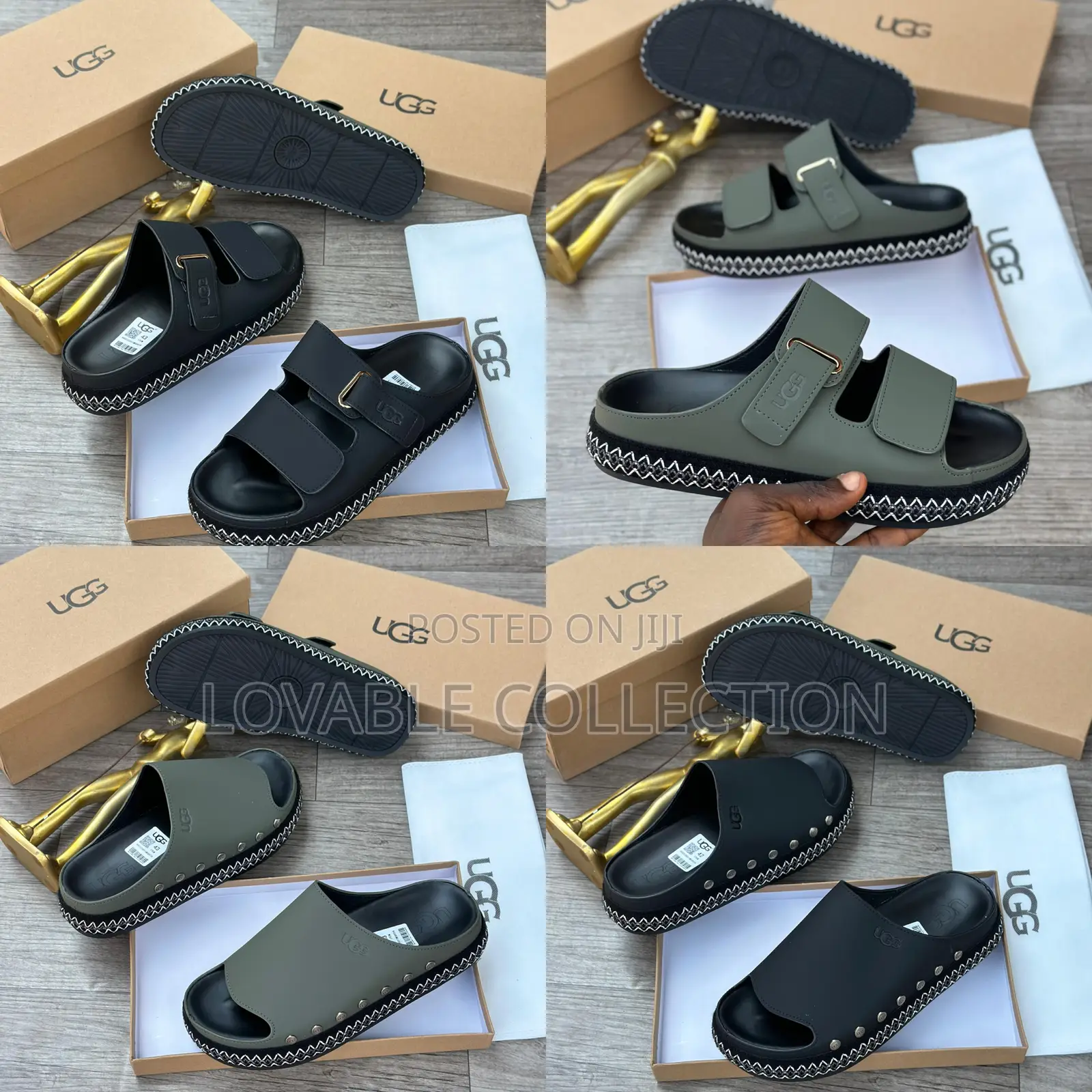 Ugg Double-Strap Platform Slides