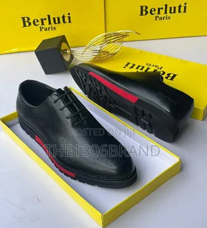Luxury Men's Leather Lace-Up Corporate Shoes –Classic Office Shoes