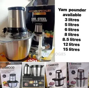 Kenwood Yam Pounder Food Processor – Available in Different Sizes