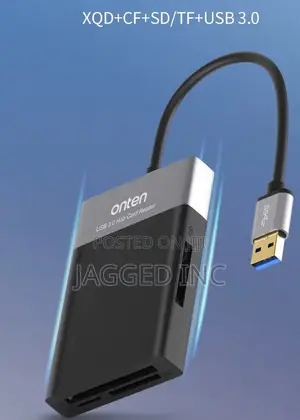 Ont-5215b 6 in 1 Multi-Function Dual Usb 3.0 + XQD + Cf + Tf + Sd Card