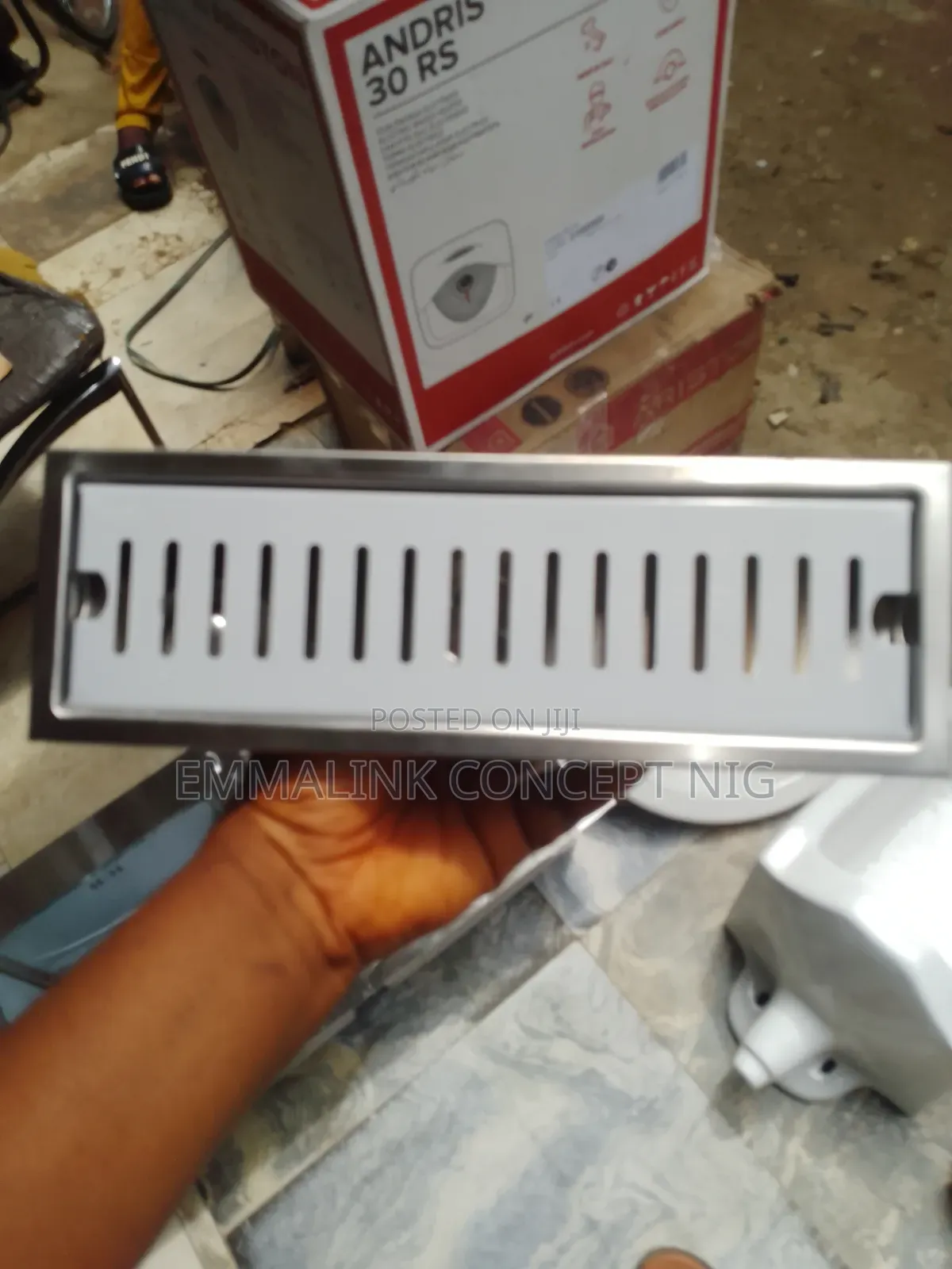 30cm Stainless Flow Drain