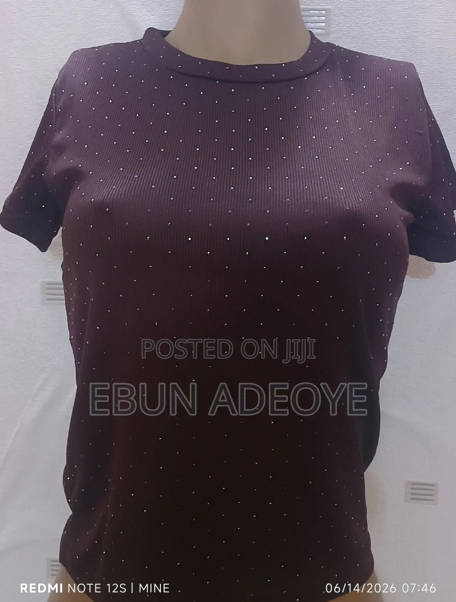 Ladies Basic Stone Tops