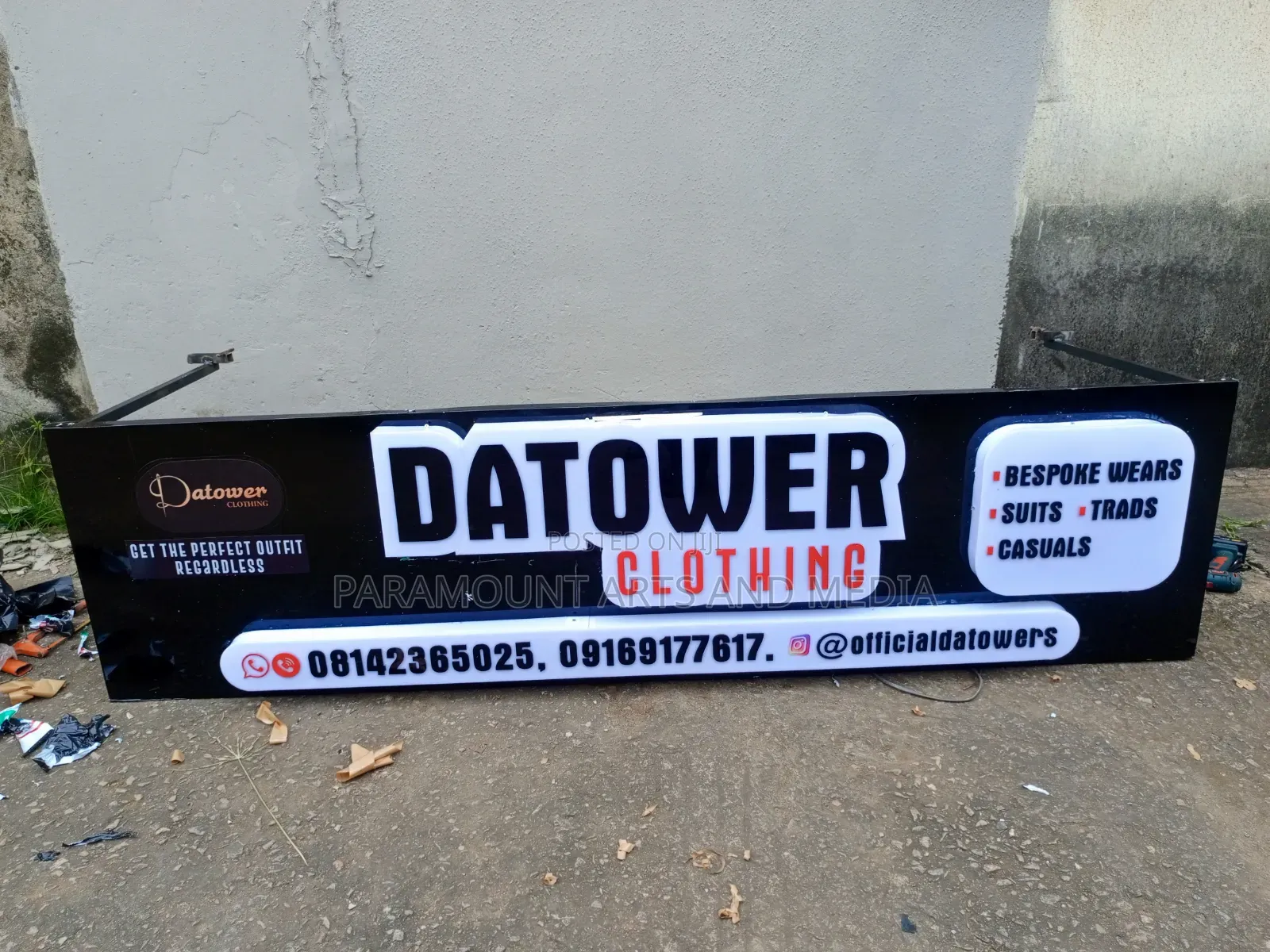 3 by 8 Outdoor Signage