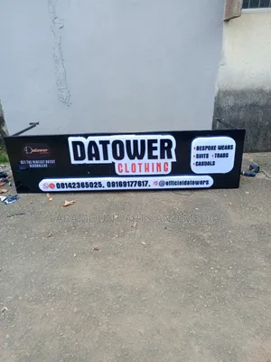3 by 8 Outdoor Signage