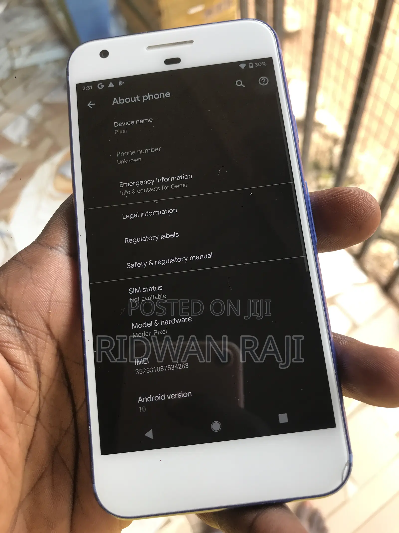Google Pixel 32 GB Blue