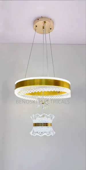Premium Crystal Led Chandelier - Warm White, Blue, and Mixed Color