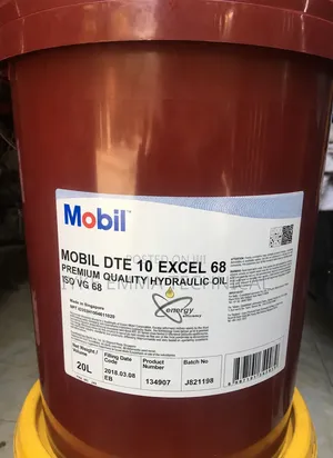 Mobil Dte 10 Excel 68 Premium Quality Hydraulic Oil Iso Vg 68 20l Pail