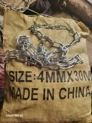 4mm Galvanized Steel Chain