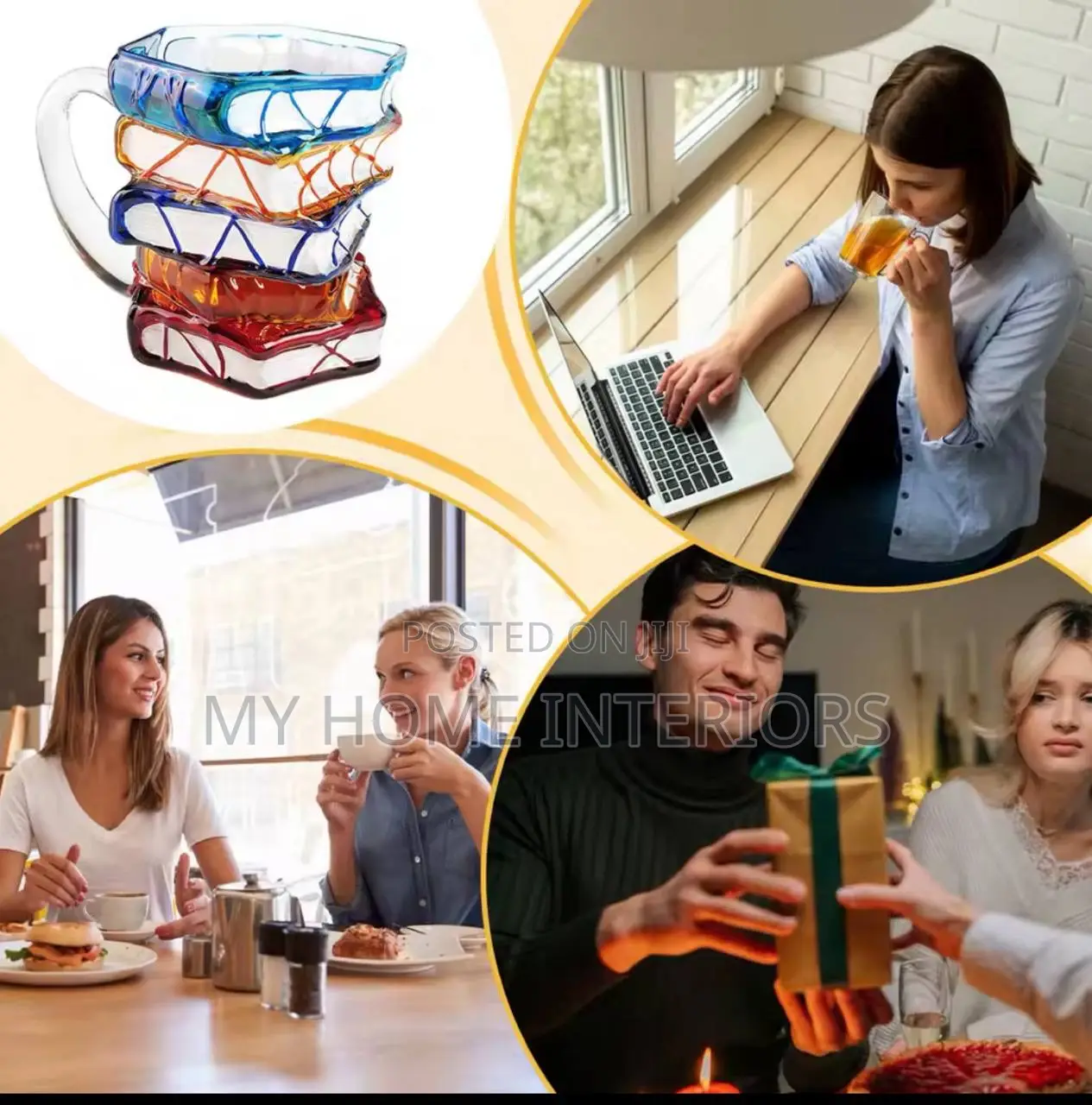 3d Book Mug Glass Cup