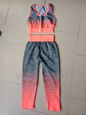 Women's 2-piece High Waist Tights Fitness Exercise Sportswear