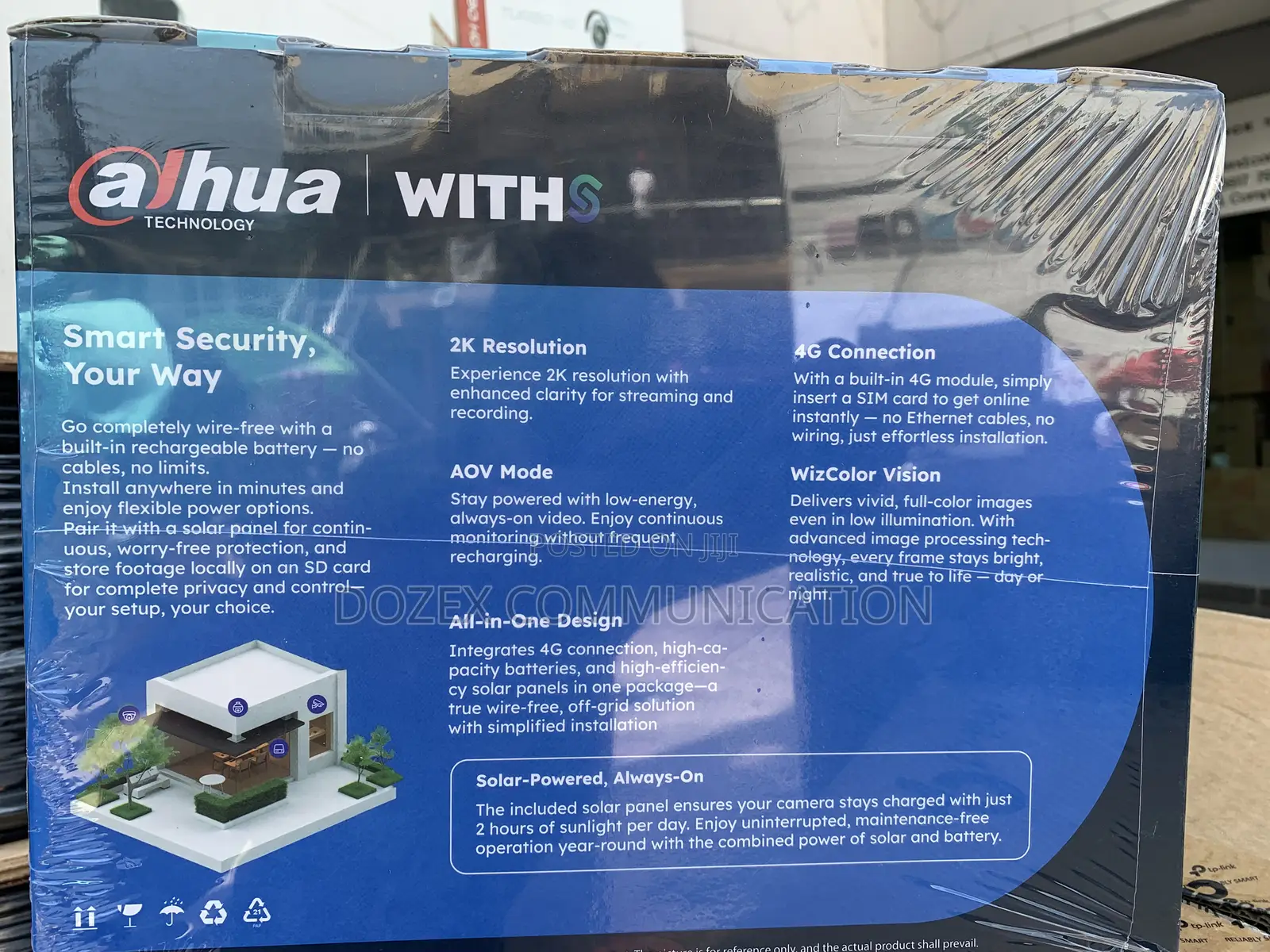 Dahua 4g Solar Single Lens Security System