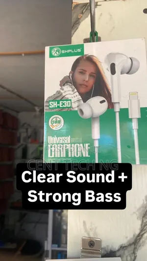 Handsfree Earphones – Sh Plus Wired iPhone Lightning Strong Bass
