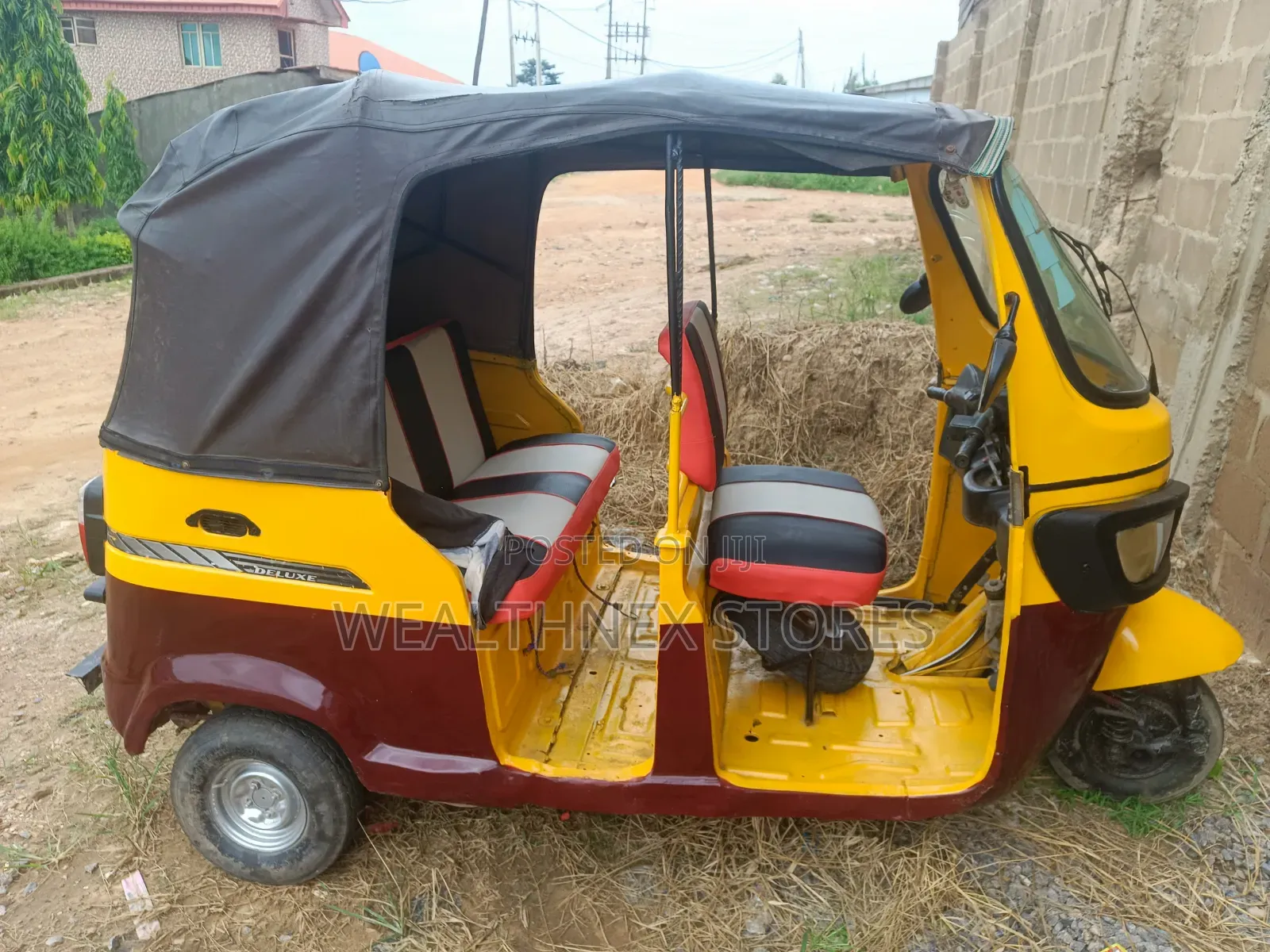 TVS King Deluxe Plus iTouch Start 2023 Yellow