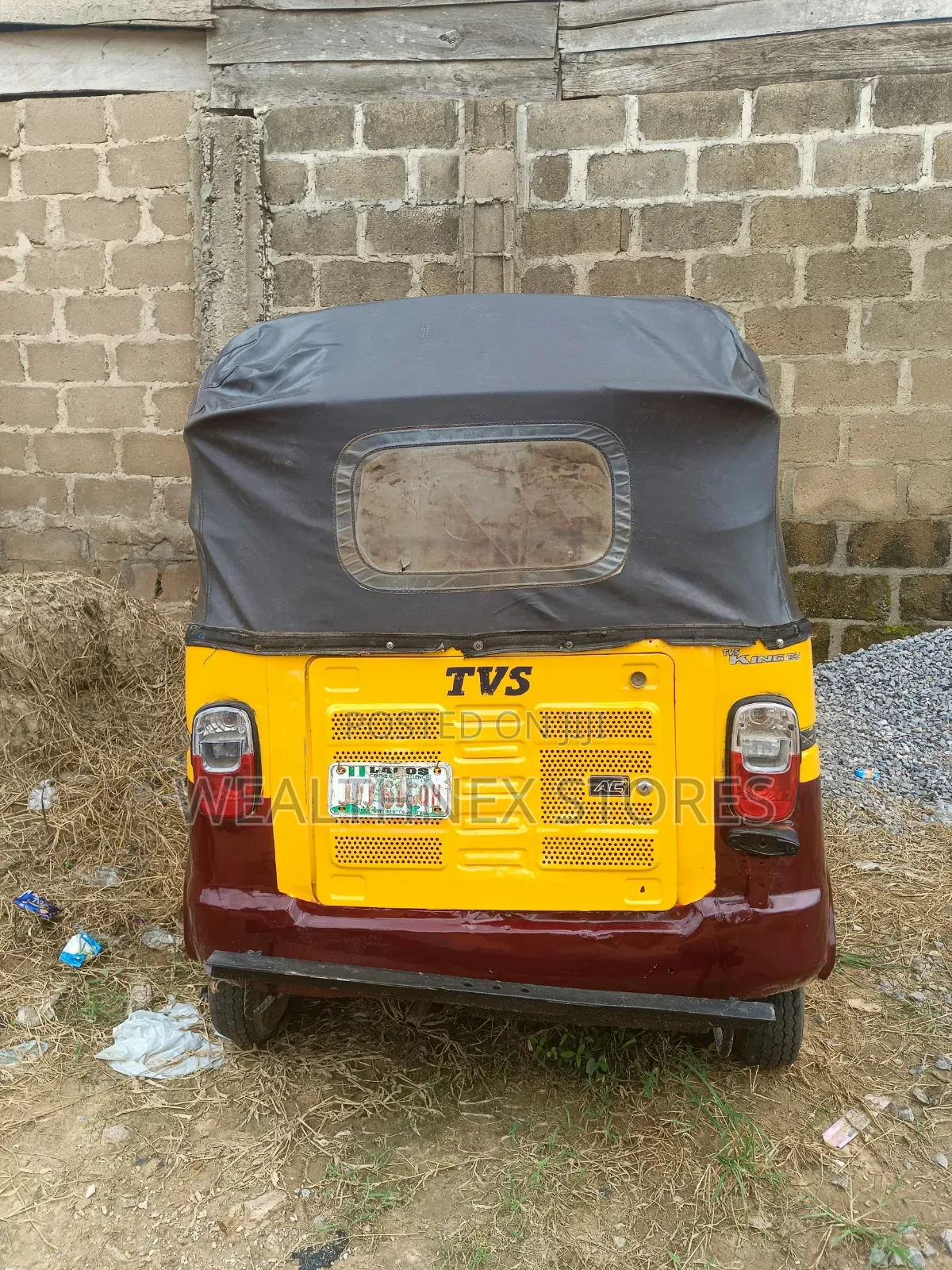TVS King Deluxe Plus iTouch Start 2023 Yellow
