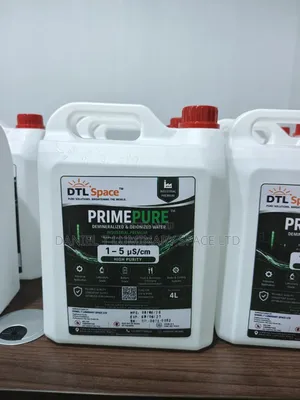 Lab Grade Dm Water – Deionized Distilled Water for Experiments (4l)