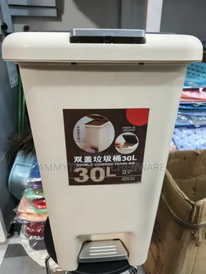 Pedal/Pushup Trash Can 30litres