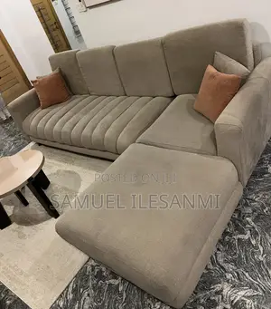 L- Shape Sofa and Coffee Tables