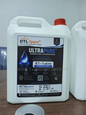 4l Cosmetic Grade Distilled Water – For Skincare, Cream, Soap Products