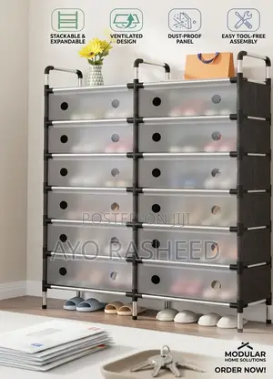 Shoe Rack With Cover