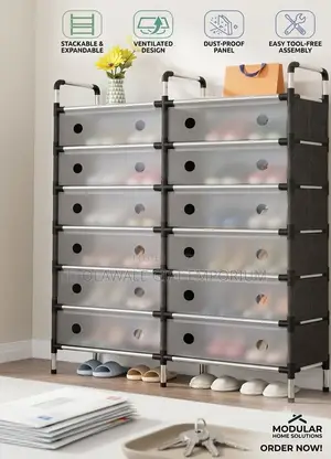 Shoe Rack With Cover