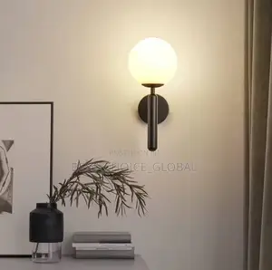 Classic Modern Glass Globe Wall Light