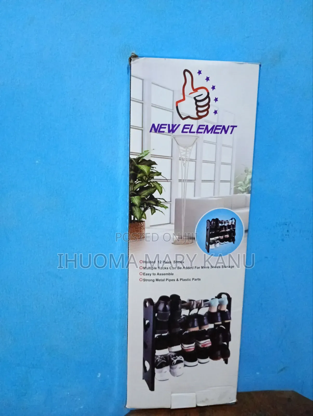 New Element Stackable Shoe Rack