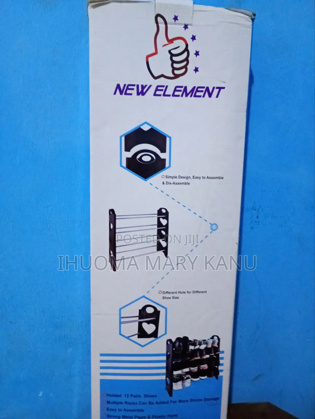 New Element Stackable Shoe Rack